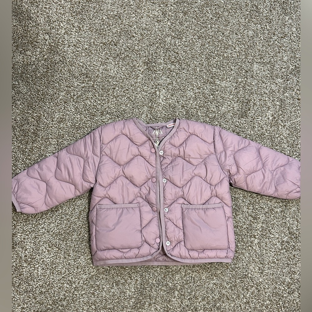 Zara jacket for toddler girl, size 12-18 month old, runs large.